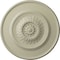 Ekena Millwork Floral Ceiling Medallion, Hand-Painted Clear Yellow, 23 1/2"OD x 2 3/4"P CM23FLCYF - alternate 1